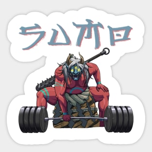 The Red Oni Version Sticker